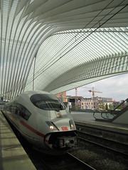 Liege-Guillemins Railway Station.