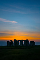 2021 Stonehenge winter sunset