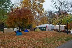 Camp der Freiheit aka Anti-Corona-Camp im Wiener Stadpark - November 2021
