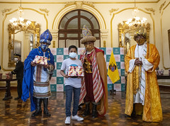 060122 Los Reyes Magos visitan la Municipalidad de Lima