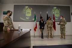 CSM Bradshaw and Hurst Appointment Ceremony