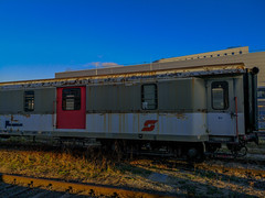 Out of service train wagon. 