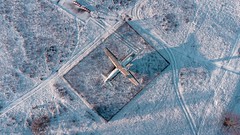 Tempelhof with a Drone in Winter, 2022