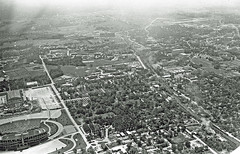 Bloomington, IN aerial views, May 1, 1969