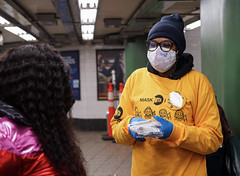MTA Holds 17th Mask Force to Promote COVID-19 Safety