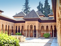 Espagne, la ville de Grenade, l'Alhambra