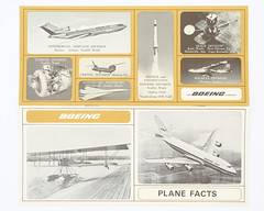 Boeing Plane Facts Booklet | 1966