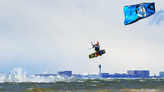 Kite board surfing and ...