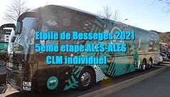 Etoile de Bessèges 2021 / 5ème étape Alès/Alès Contre la montre - Grand Prix d’Ales en Cévennes Dimanche 7 février 2021, 11 km