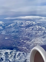 Lenticular Clouds over the Rockies above Utah.