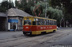 Makijiwka Straßenbahn 1992 und 2001