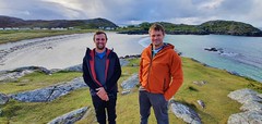 Paul and Jon visiting Lochinver - Nov 2021