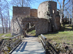 Castle Bolczów in Rudawy Janowickie. Part 1.