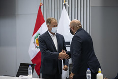 220222 Alcalde Jorge Muñoz participa en reunión ejecutiva con mancomunidades municipales de Lima