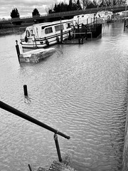 Hull Bridge Flood in Monochrome
