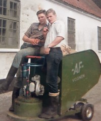 2 Roughnecks / Estate Workers at Zealand, Denmark, in the 1940's-50's-60's-70's