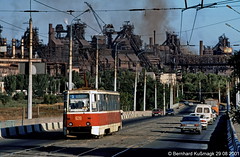 Mariupol Straßenbahn 1992 und 2001