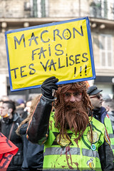 Paris, manifestation du 05 mars 2022 des Gilets Jaunes