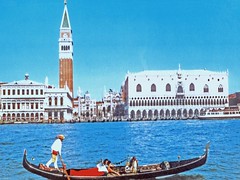Italie, la Lagune de Venise en 1987