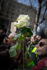Paris, manifestation du 19 mars 2022 des Gilets Jaunes en hommage à Nejeh Ben Farhat