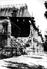 Rotterdam na bombardement op 14 mei 1940.