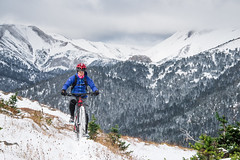 Ault Lakes Mt Sloan trail first snow and Chilcotin Snow Ride with Juneau and Danielle Sept 27 28 2019