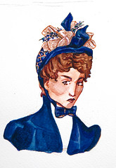 Clare B's Vintage Fashion Watercolors