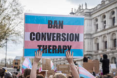 Ban Conversion Therapy protest - 10 April 2022
