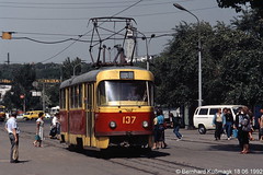 Donezk Straßenbahn 1992 und 2001