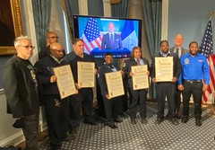 MTA Chair and CEO Lieber and Mayor Adams Honor Frontline Heroes from Brooklyn Subway Incident on Friday, April 15, 2022