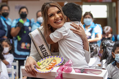 220422 MML y Miss Perú realizan campaña por el día contra el maltrato infantil