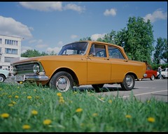 Soviet "Moskvich cars"