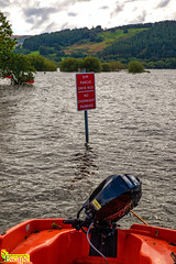 Bala Lake in Flood - August 2020