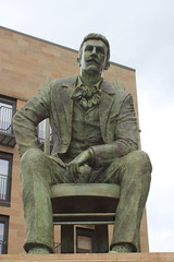 Charles Rennie Mackintosh statue.