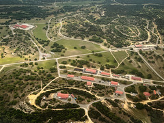 Aerial view of Joint Base Camp Bullis - San Antonio TX