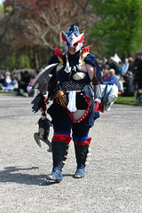 220423 Haarzuilens - Elfia 2022 - Costume Parade - Armed Warrior #