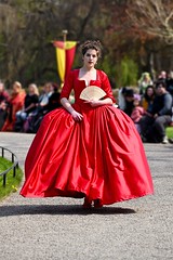 220423 Haarzuilens - Elfia 2022 - Costume Parade - Girl in Red #