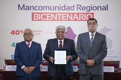 030622 Alcalde Miguel Romero participa de la firma para la creación de la mancomunidad regional Bicentenario