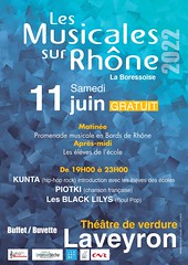 Les Musicales sur Rhône,  Laveyron, 26240.