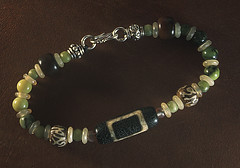 Sakor Namkor Jade/Horn/Bone bracelet