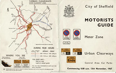 City of Sheffield Motorists Guide, 1967