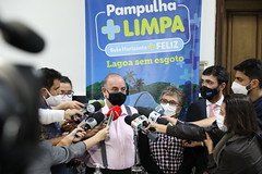 Pampulha + Limpa: Prefeito Fuad Noman assina acordo com a Copasa e prefeitura de Contagem para limpeza da Lagoa da Pampulha - 07/07/2022