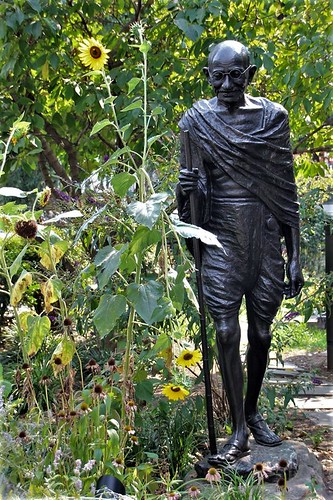 Mohandas Ghandi Sculpture By Kantilal B. Patel, Union Square Park, New York, New York, USA.