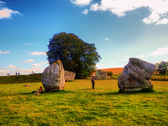 Avebury Village and Stone Circles, Wiltshire, UK