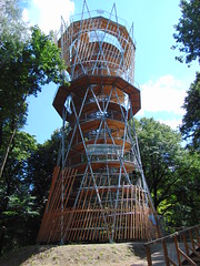 Look-out tower in Szczawno-Zdrój, Poland.