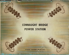 Connaught Bridge Power Station - opening ceremony book, March 1953