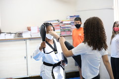 Projeto de aulas de Taekwondo na Escola Municipal Governador Carlos Lacerda. - 10/082022