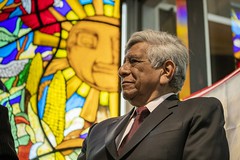  110822 Alcalde Miguel Romero Sotelo inaugura vitrales artísticos que representan la hermandad entre las culturas del Perú y Ecuador