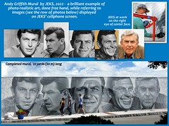 Andy Griffith mural by JEKS