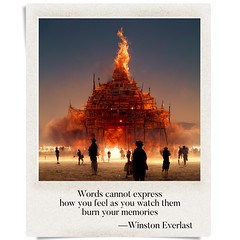 Haiga: The Burning Man Ones